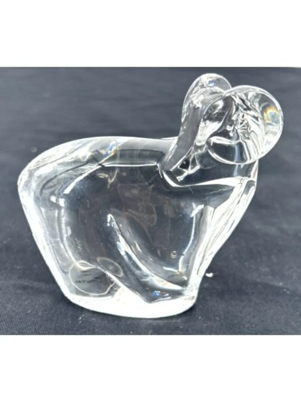 Dansk Ram Figurine Lead Crystal Austria Clear 3.75